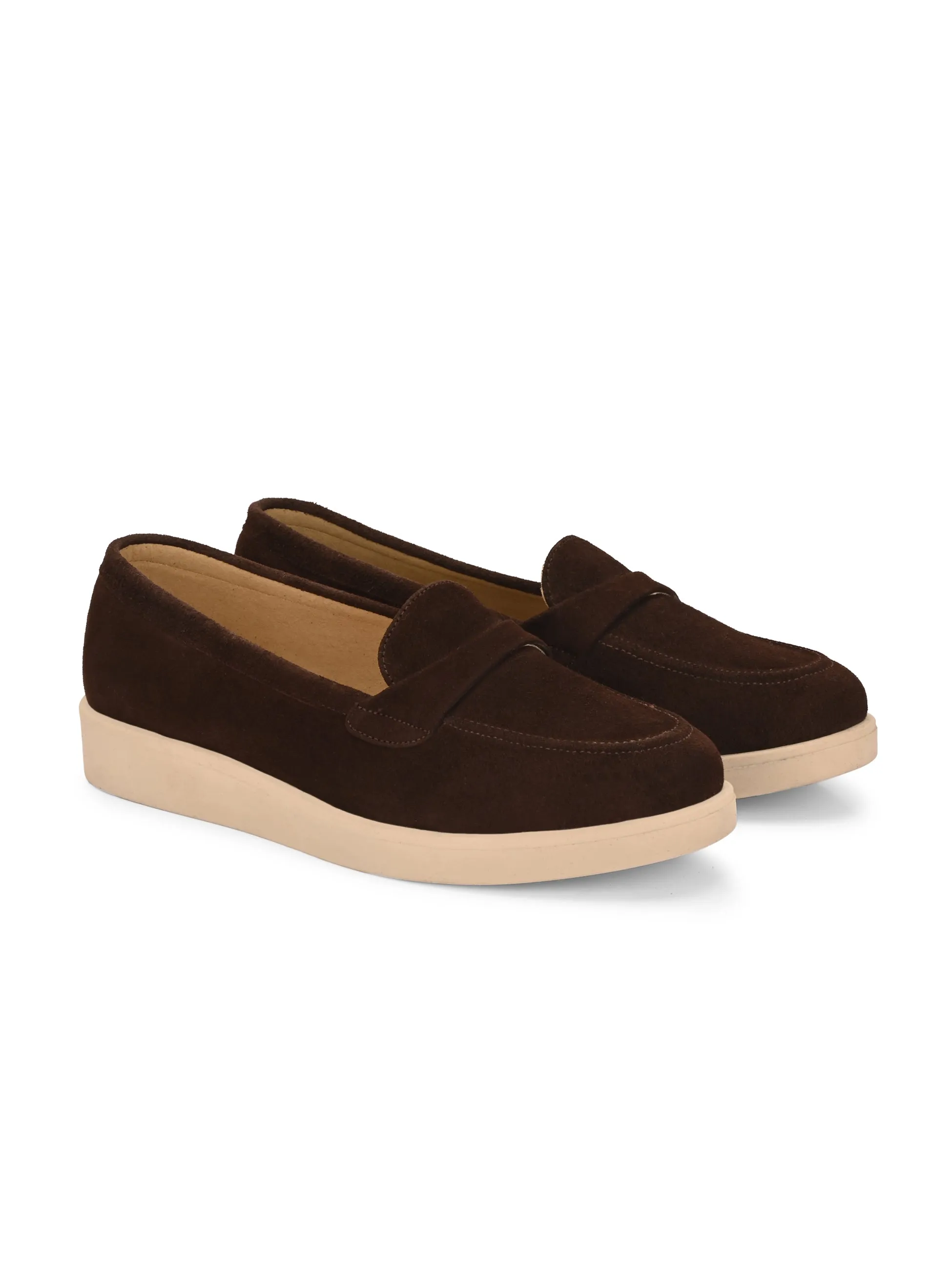 Aero-Glam Suede Brown