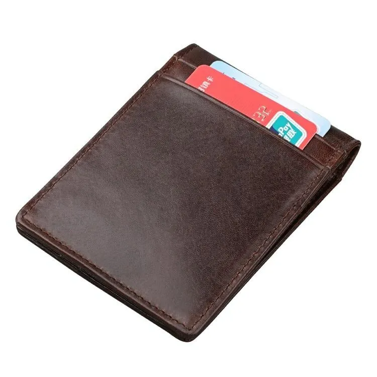 Anti-magnetic Leather Rfid Wallet - Sleek & Secure