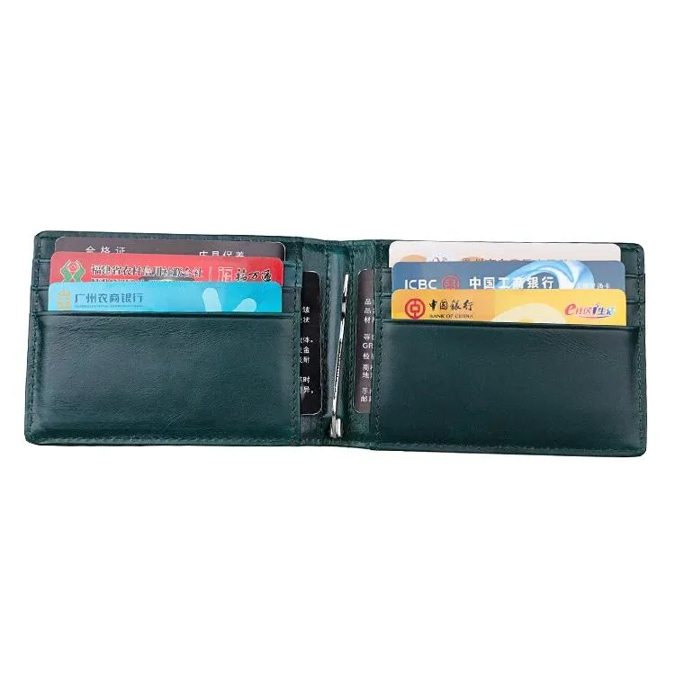 Anti-magnetic Leather Rfid Wallet - Sleek & Secure