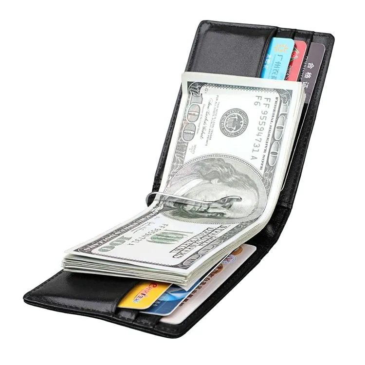 Anti-magnetic Leather Rfid Wallet - Sleek & Secure