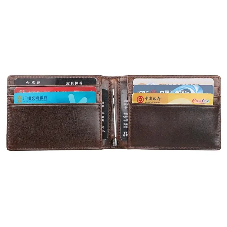 Anti-magnetic Leather Rfid Wallet - Sleek & Secure