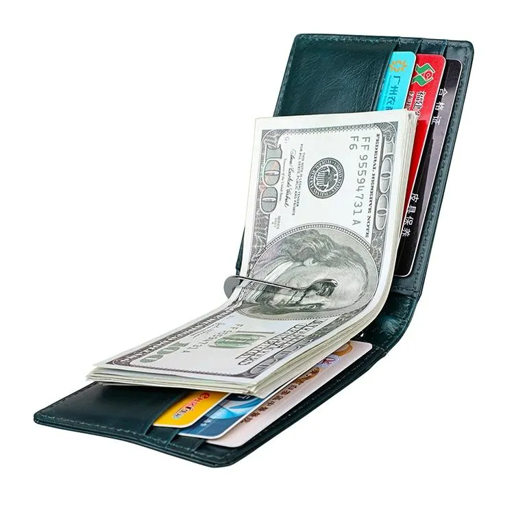 Anti-magnetic Leather Rfid Wallet - Sleek & Secure