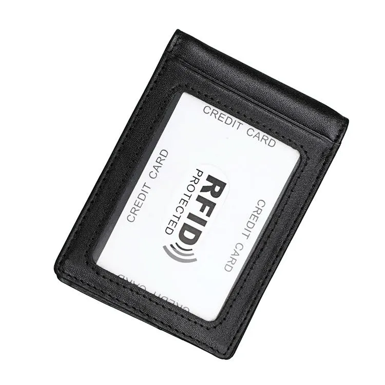 Anti-magnetic Leather Rfid Wallet - Sleek & Secure
