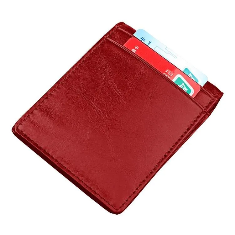 Anti-magnetic Leather Rfid Wallet - Sleek & Secure