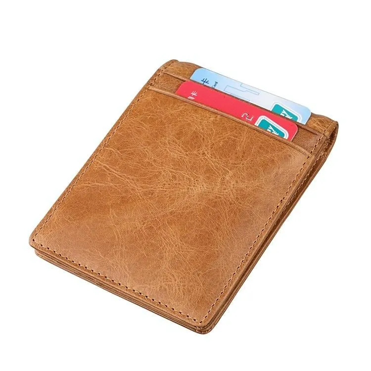 Anti-magnetic Leather Rfid Wallet - Sleek & Secure