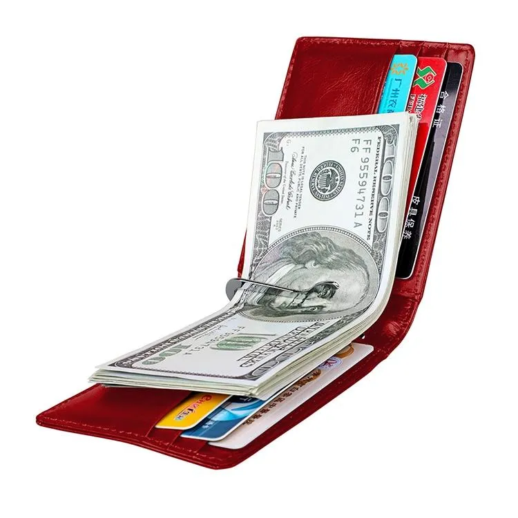 Anti-magnetic Leather Rfid Wallet - Sleek & Secure