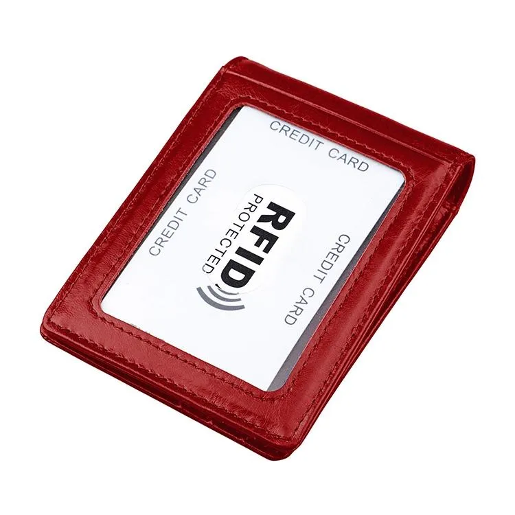 Anti-magnetic Leather Rfid Wallet - Sleek & Secure