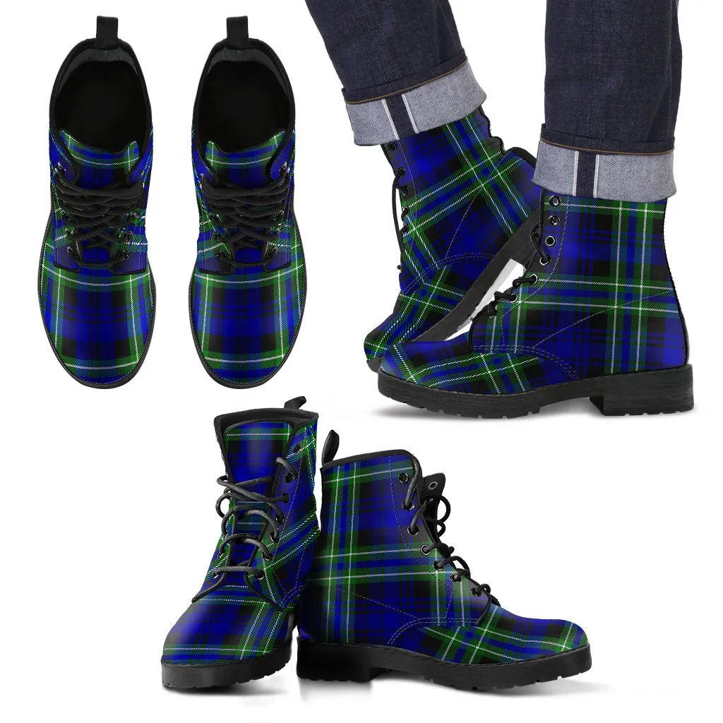 Arbuthnot Modern Tartan Leather Boots