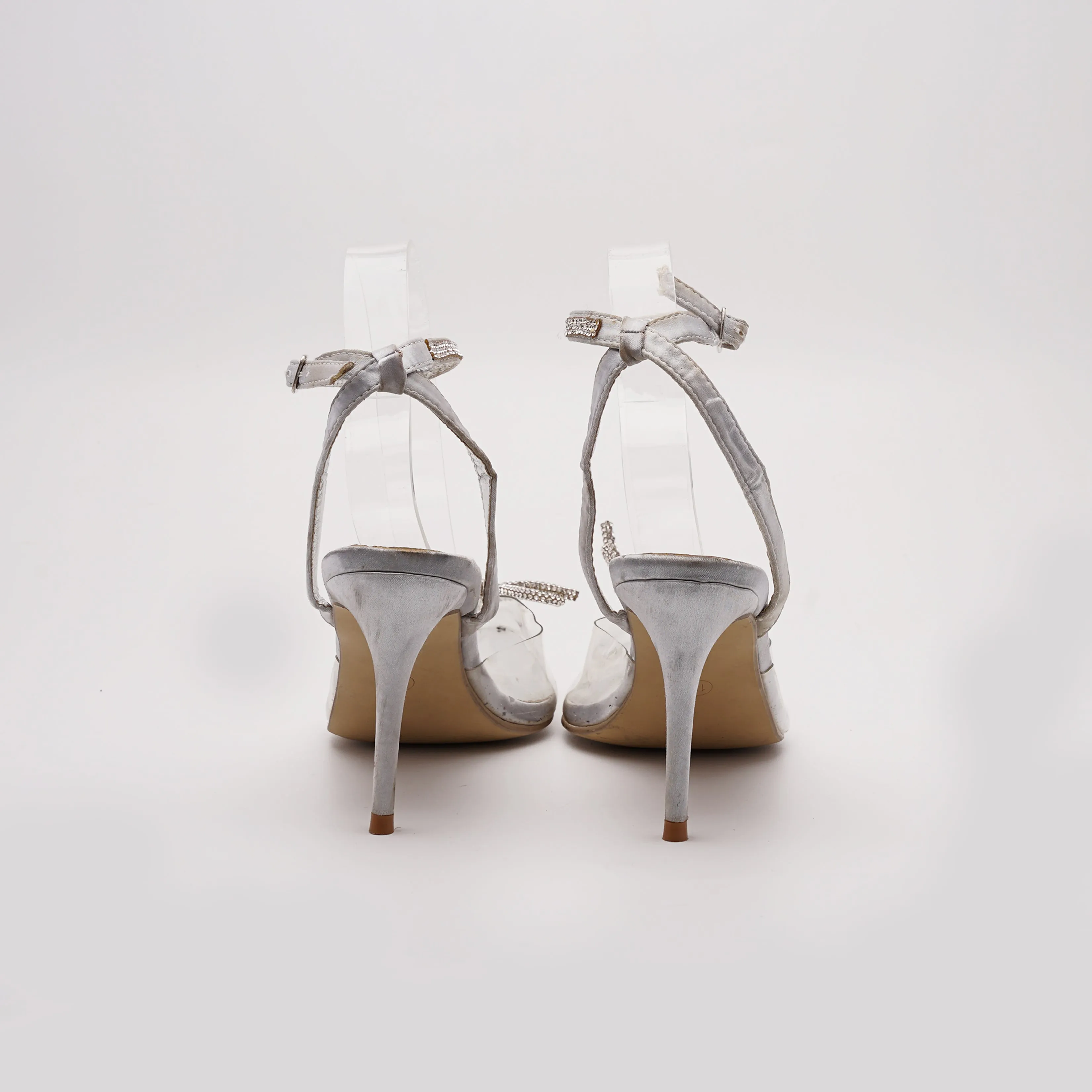 Ardene Rhinestone Embellished Bow Knot Stilettos