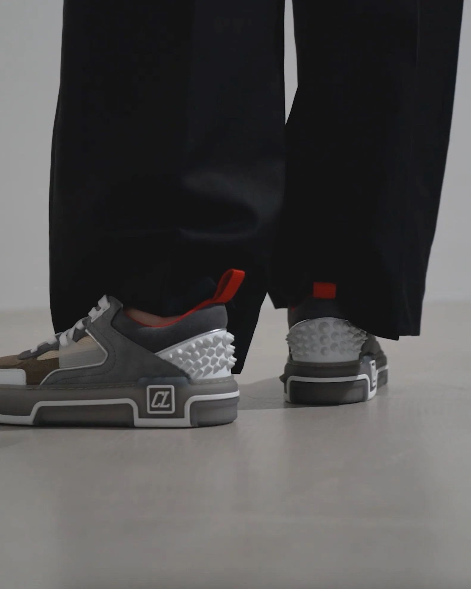 Astroloubi grey suede sneakers