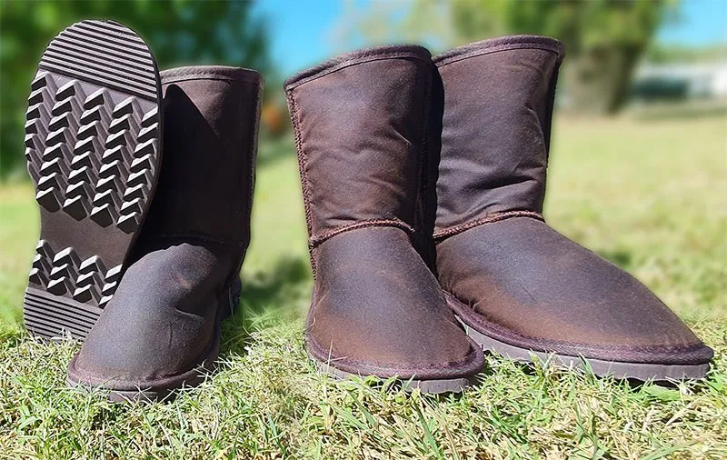 Australian Made Tarrakoota Oilskin Uggs