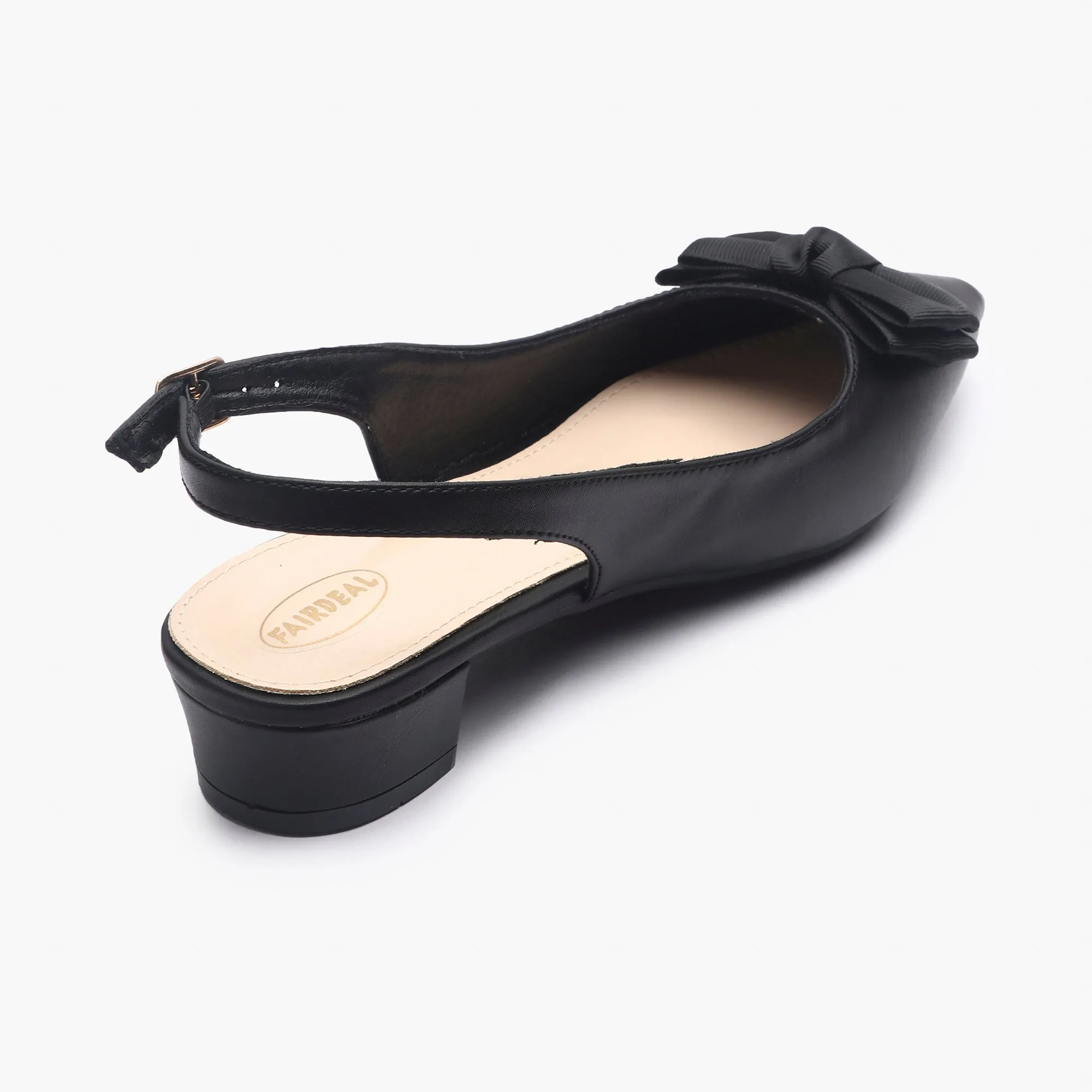 Bow Accented Flat Mules