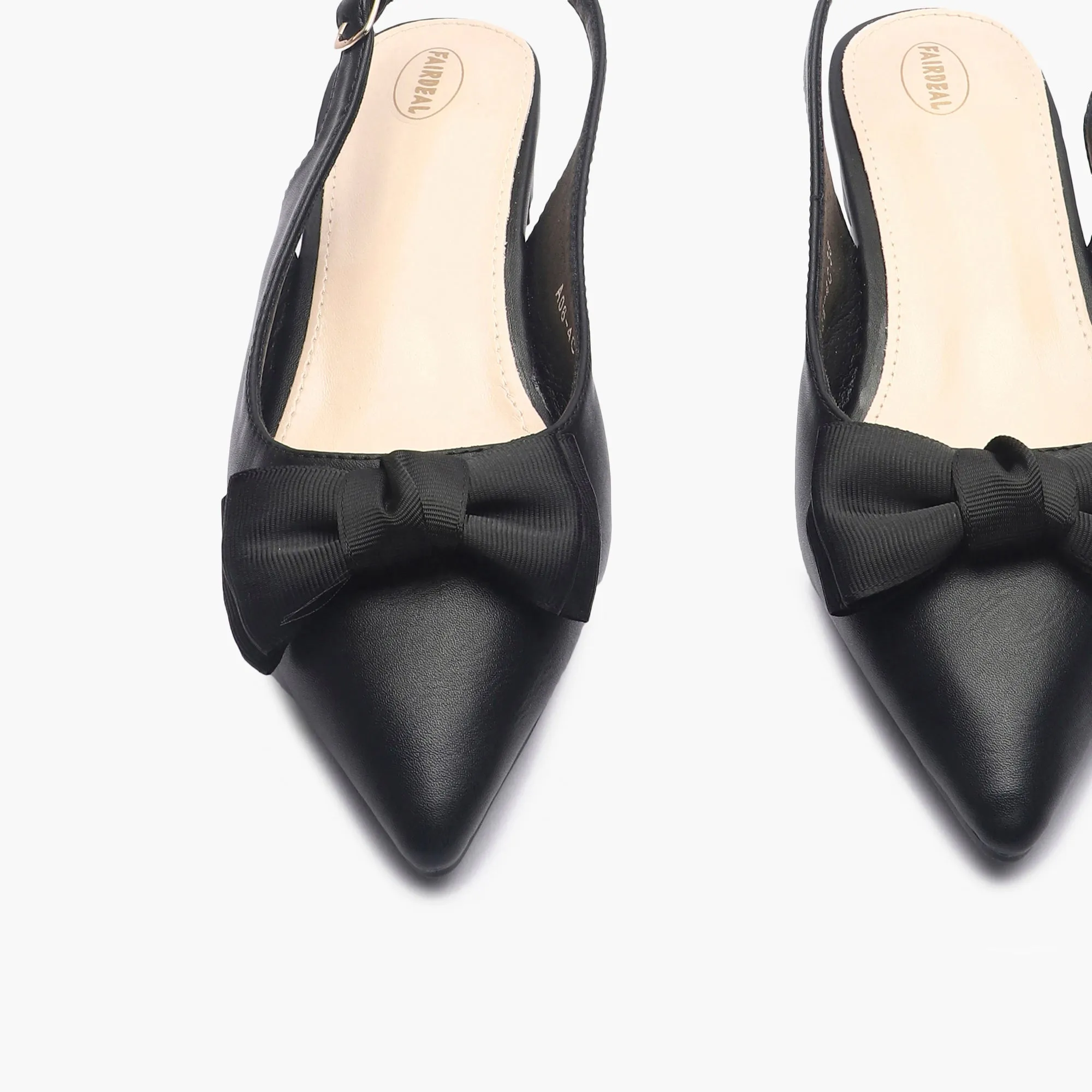 Bow Accented Flat Mules