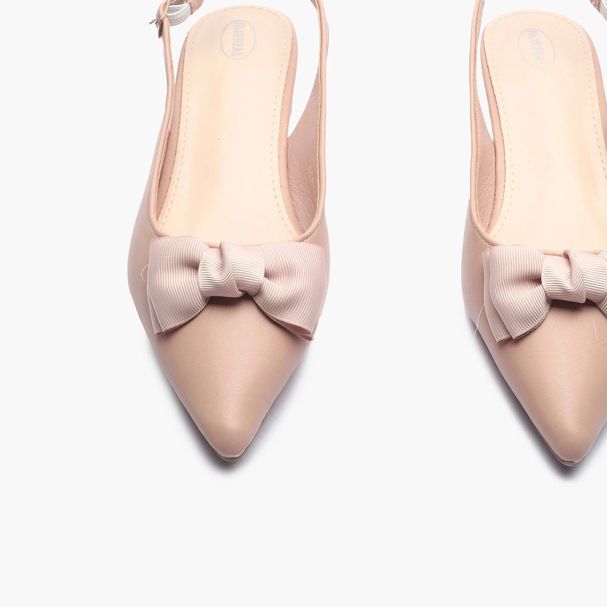 Bow Accented Flat Mules