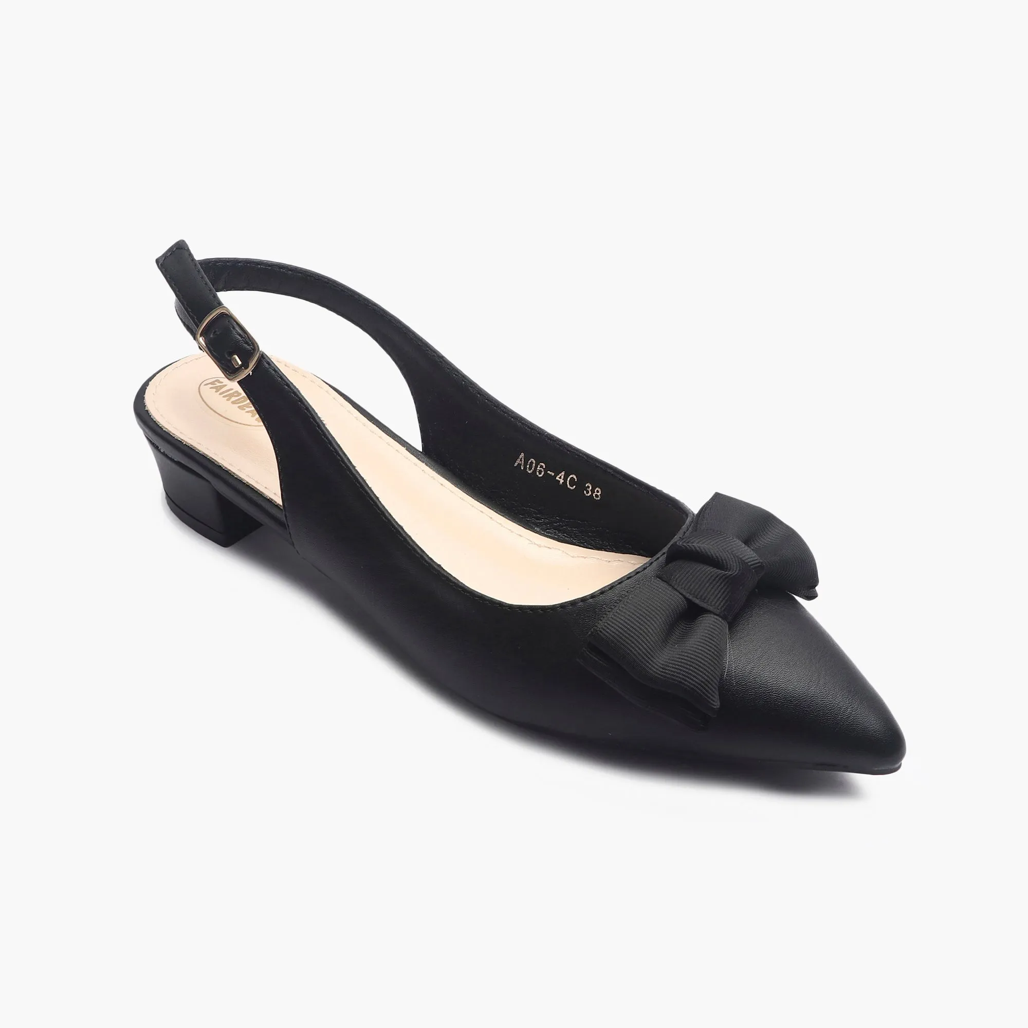 Bow Accented Flat Mules