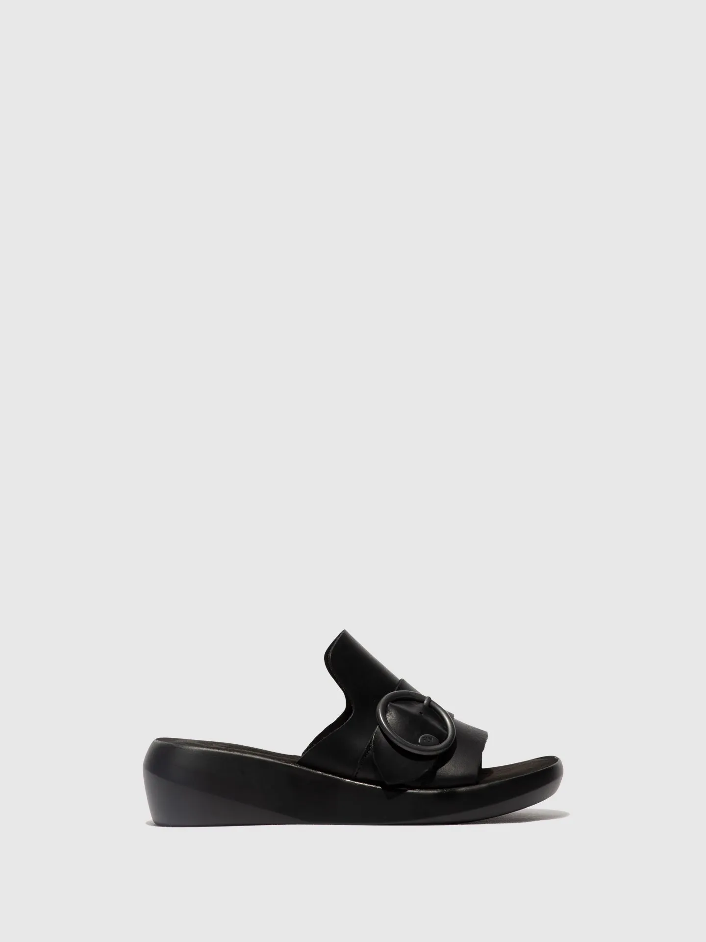 Buckle Mules BEYD925FLY BLACK