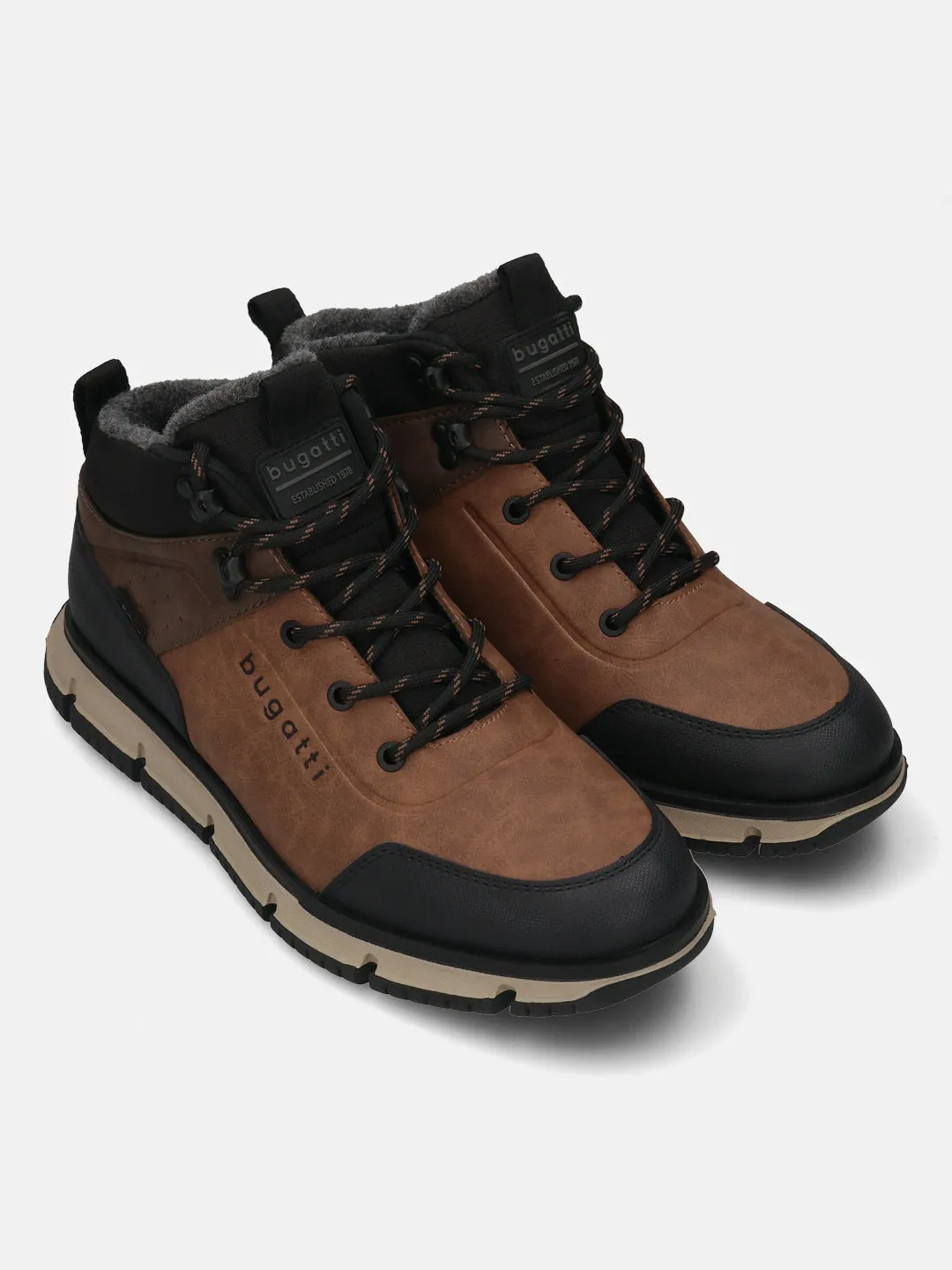 bugatti Cognac & Black Sneakers