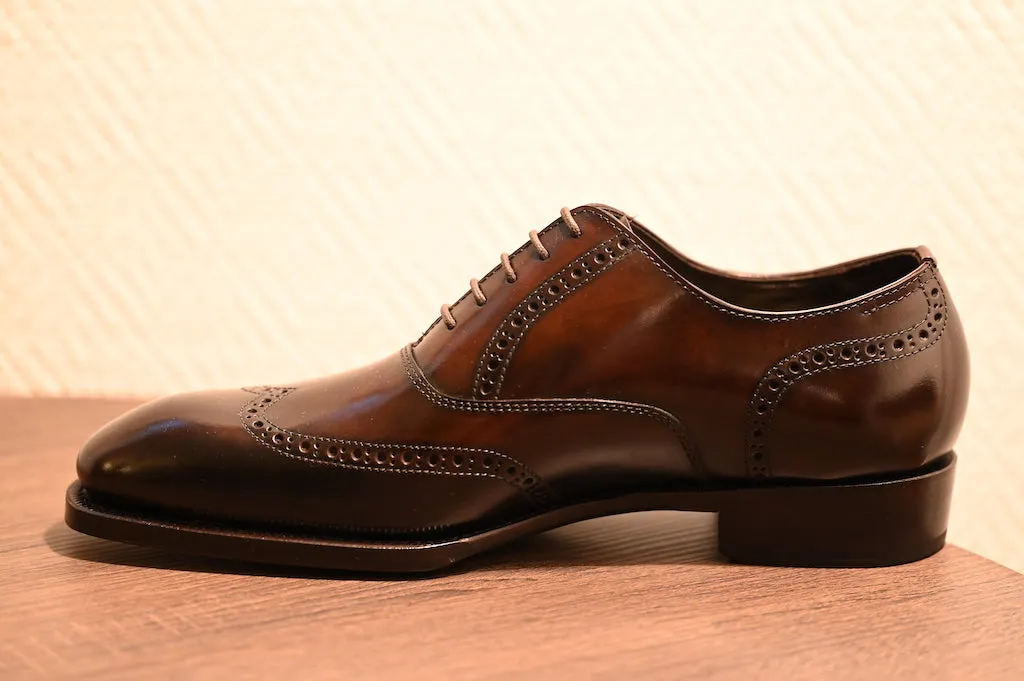 CHURCHILL Cordovan Oxfords (Hand Welted)