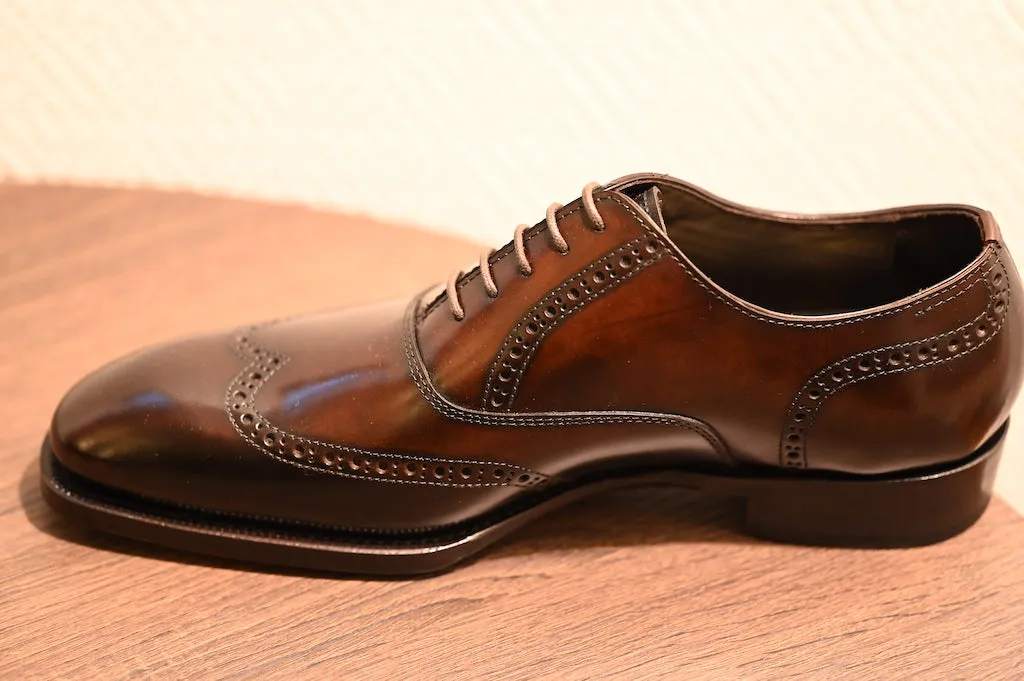 CHURCHILL Cordovan Oxfords (Hand Welted)