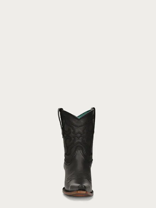 Corral | Embroidery Ankle Boots | Black