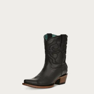 Corral | Embroidery Ankle Boots | Black