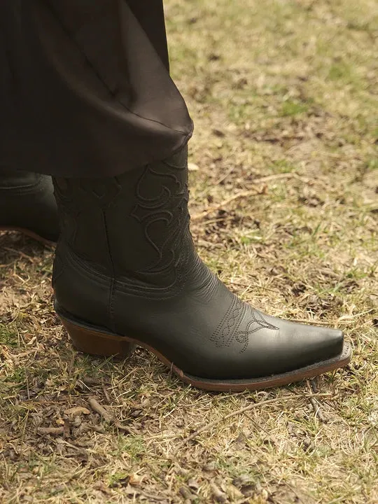 Corral | Embroidery Ankle Boots | Black
