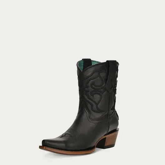 Corral | Embroidery Ankle Boots | Black
