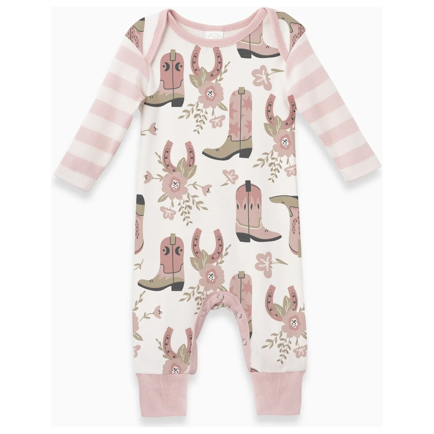 Cowgirl Boots Bamboo Romper
