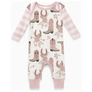Cowgirl Boots Bamboo Romper