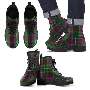Crosbie Tartan Leather Boots