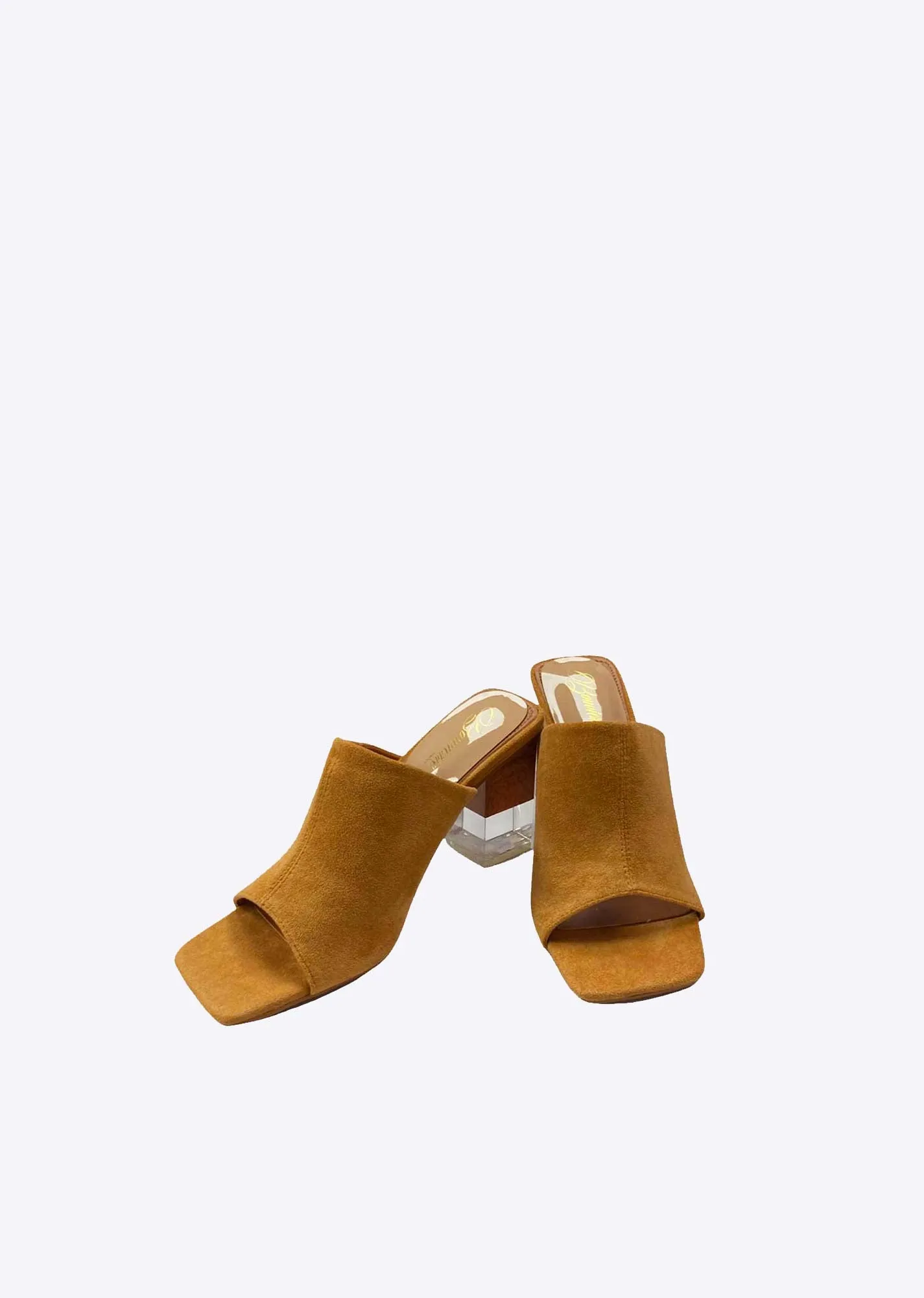 Dominicana Block Heel Mules