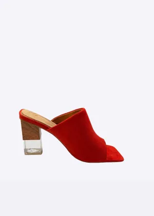 Dominicana Block Heel Mules