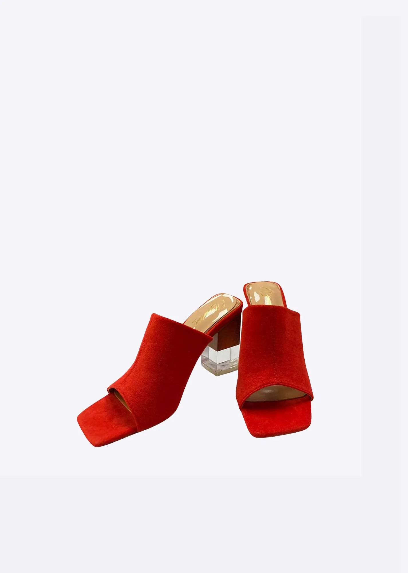 Dominicana Block Heel Mules