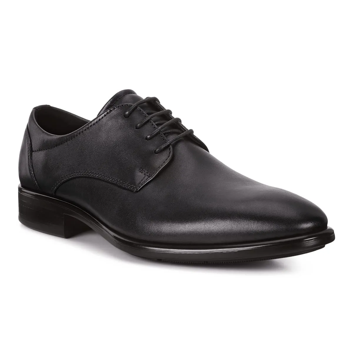 ECCO Men's CITYTRAY Plain Toe Tie Oxford, BLACK, 10 US medium