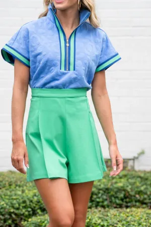 EMILY MCCARTHY Tailored Short - Ming Green