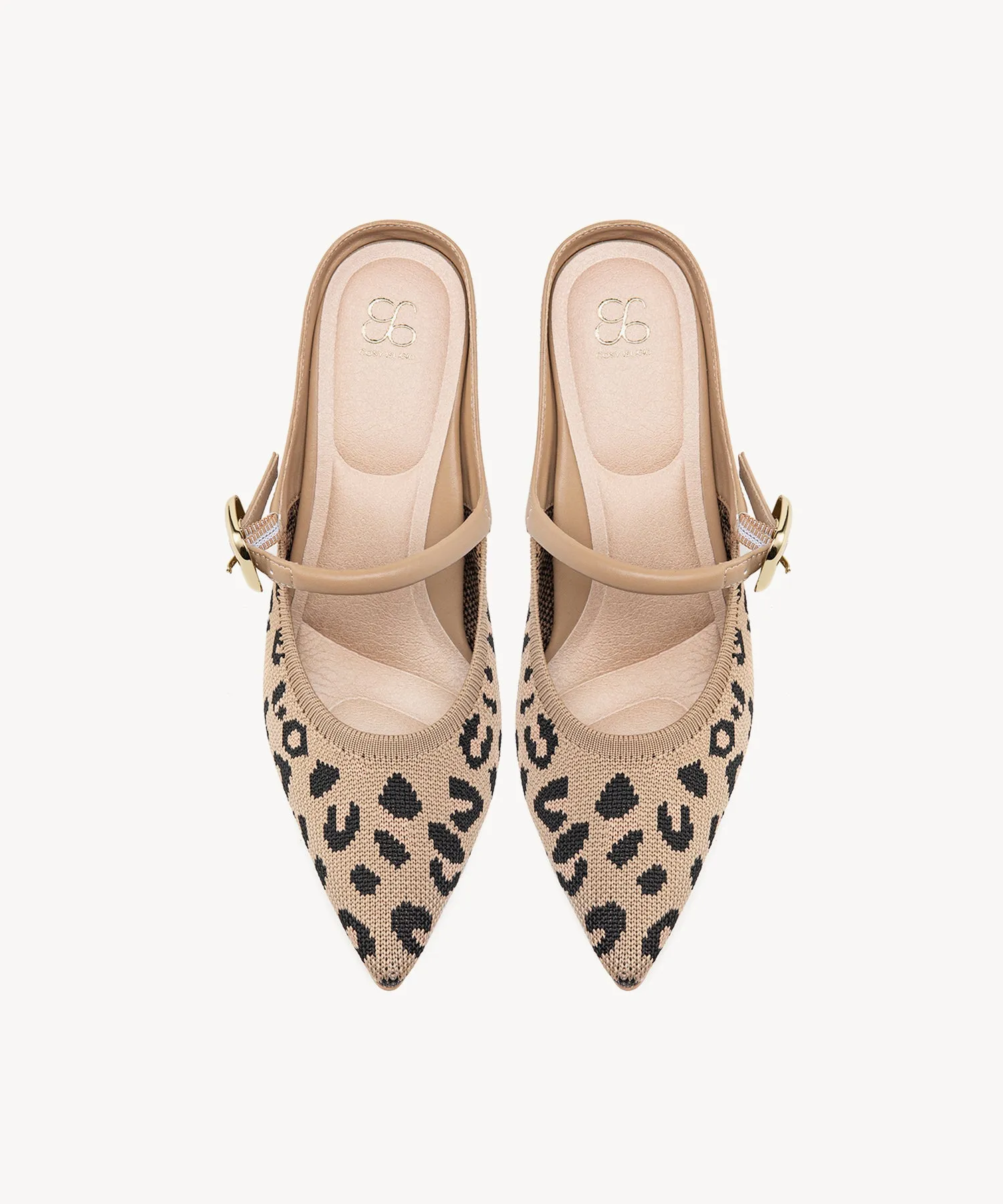 GraceLithe Pointed Toe Heeled Mules - Comfort Pro I
