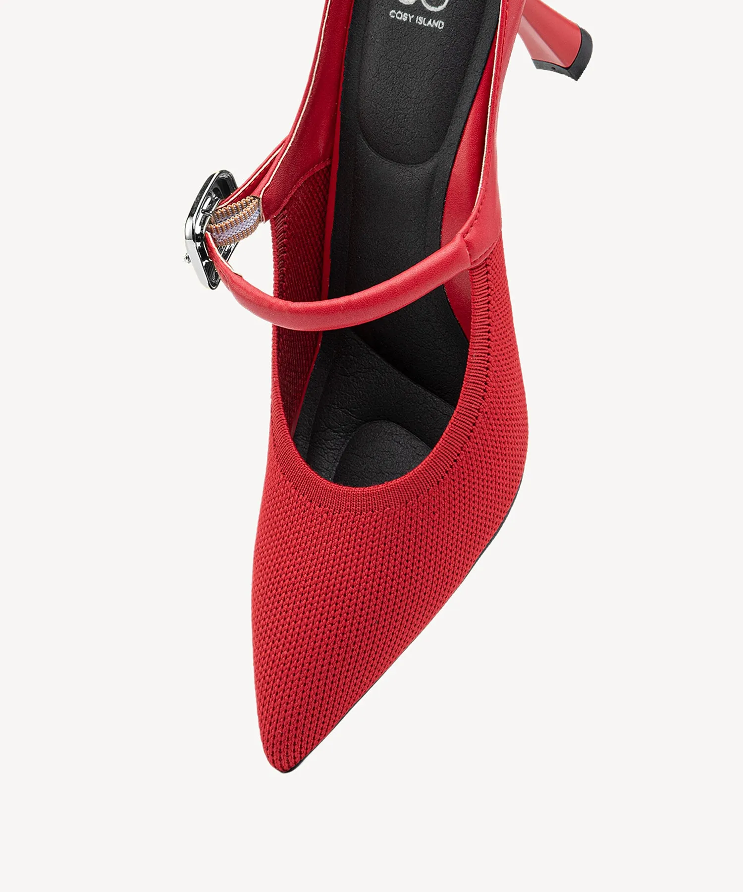 GraceLithe Pointed Toe Heeled Mules - Comfort Pro I
