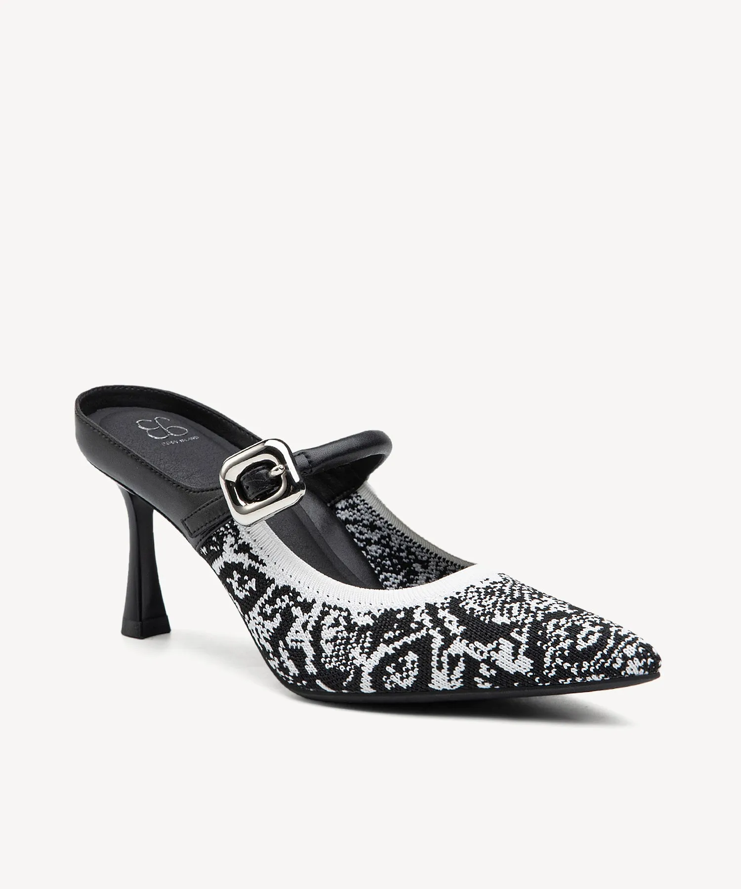 GraceLithe Pointed Toe Heeled Mules - Comfort Pro I