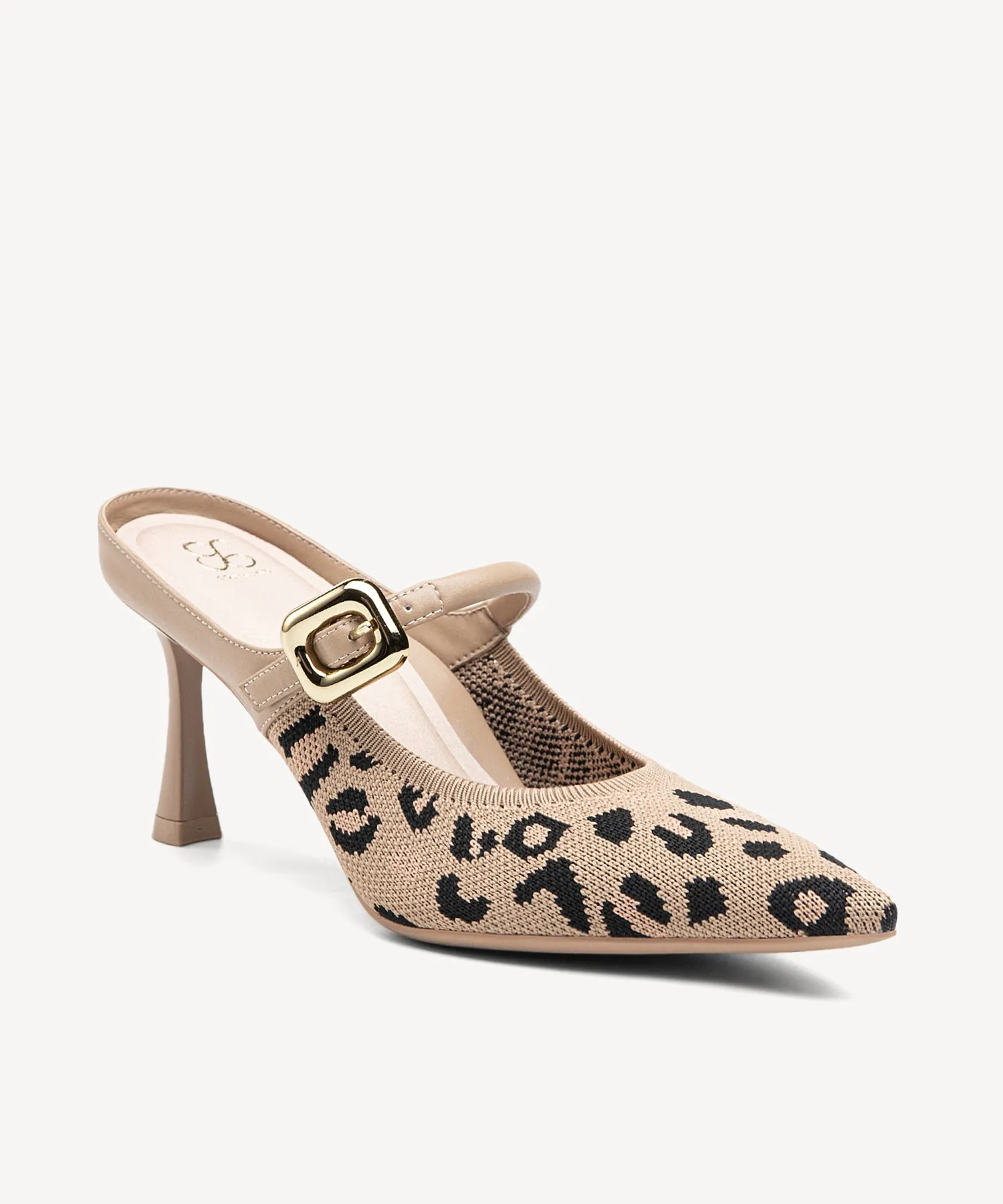 GraceLithe Pointed Toe Heeled Mules - Comfort Pro I