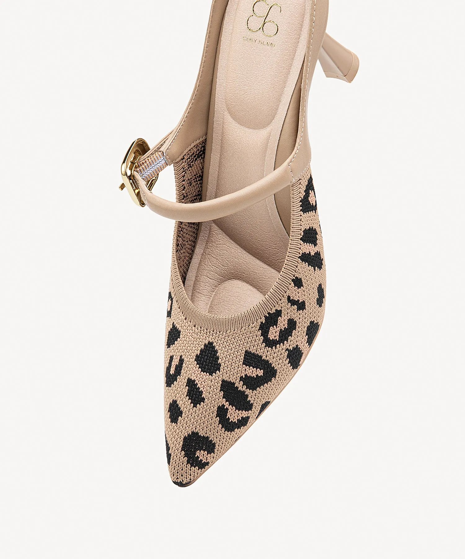 GraceLithe Pointed Toe Heeled Mules - Comfort Pro I