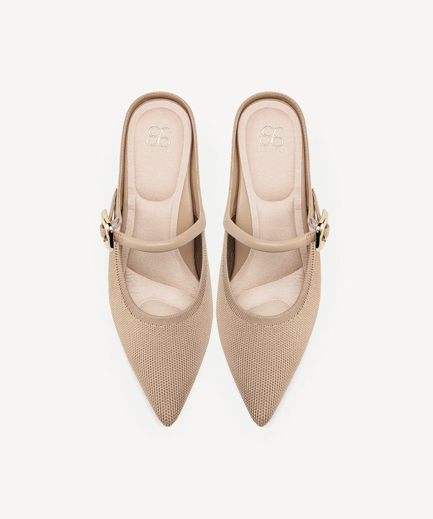 GraceLithe Pointed Toe Heeled Mules - Comfort Pro I
