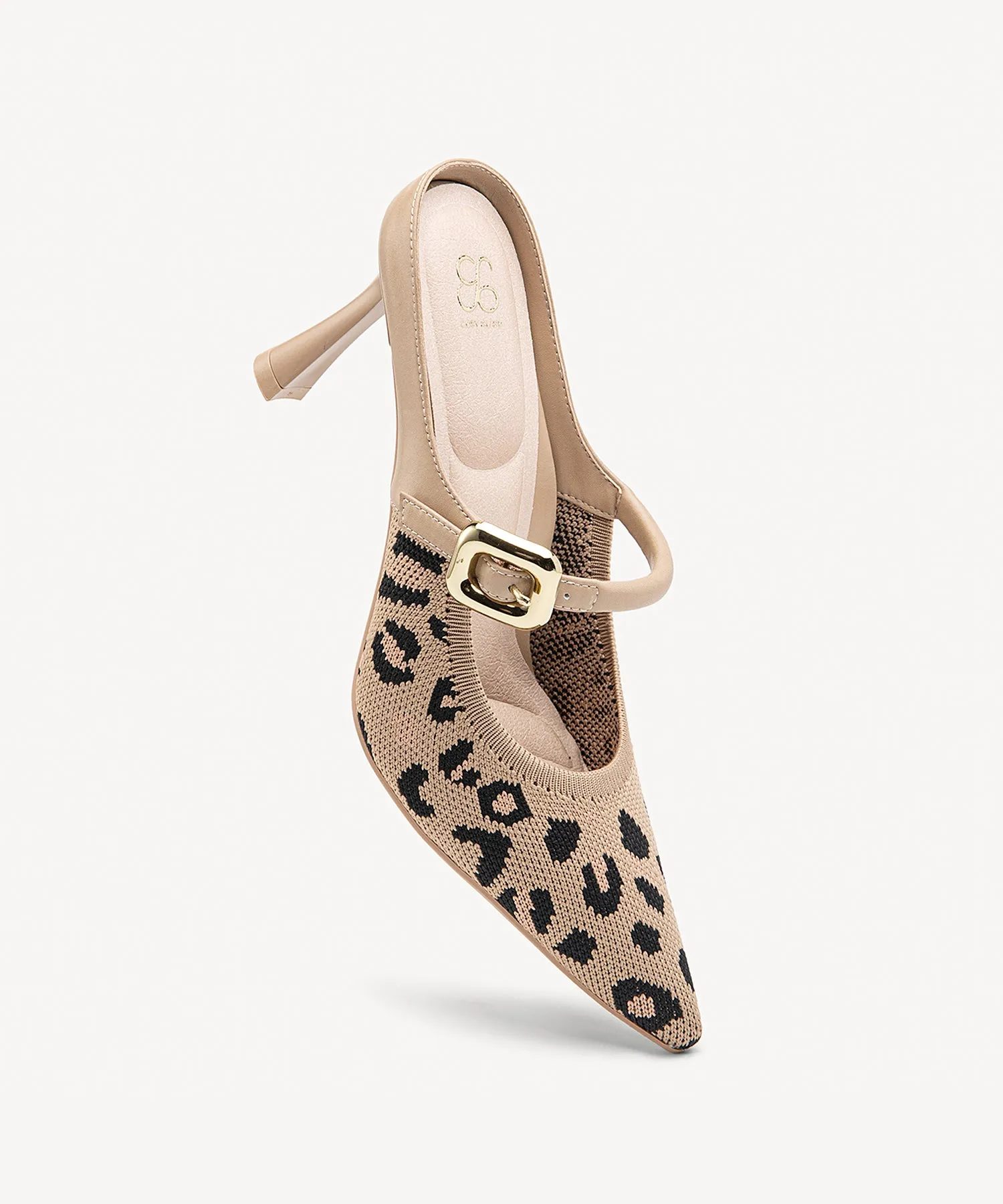 GraceLithe Pointed Toe Heeled Mules - Comfort Pro I