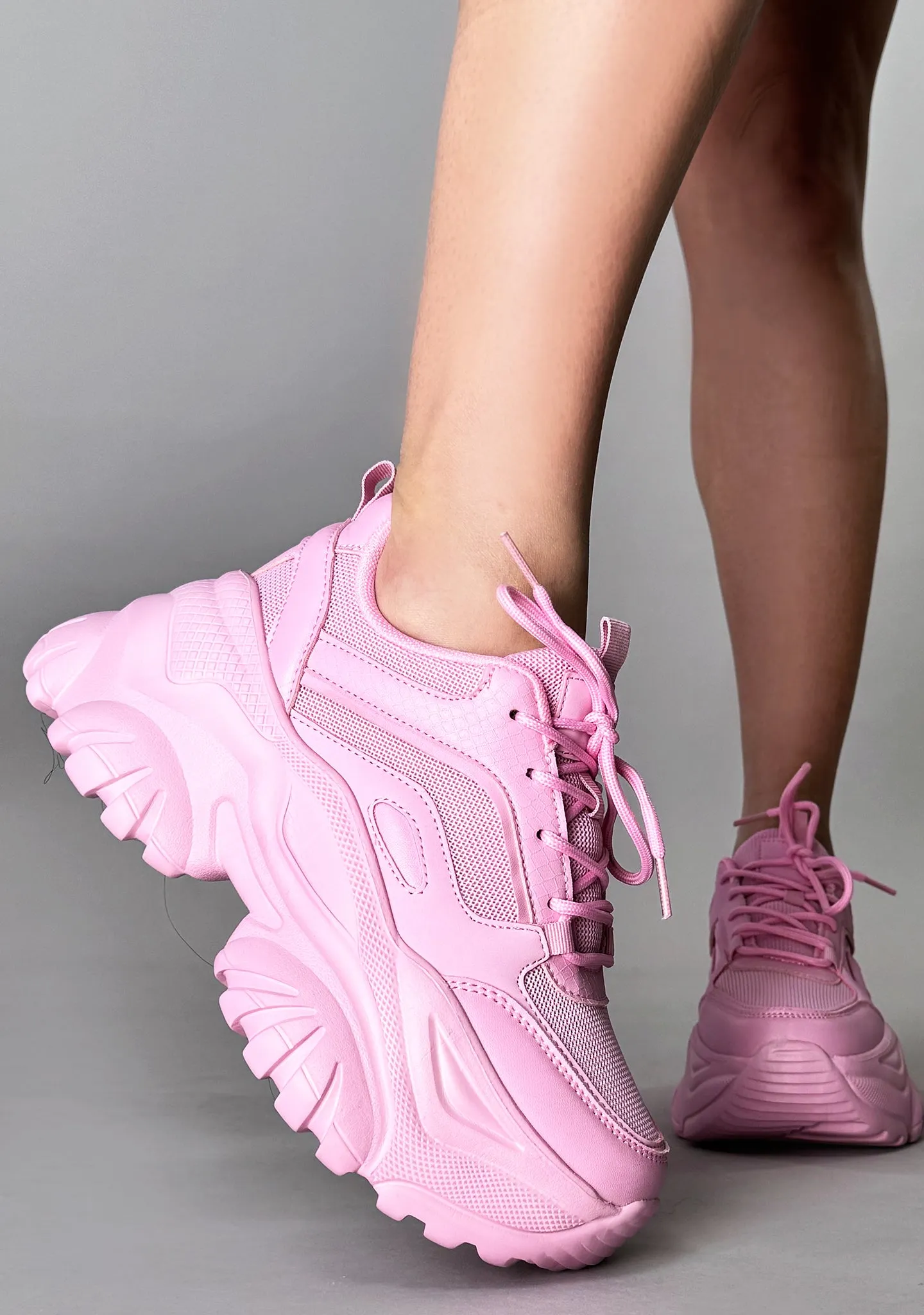HANNA Kawaii Kandy Pink Platform Sneakers