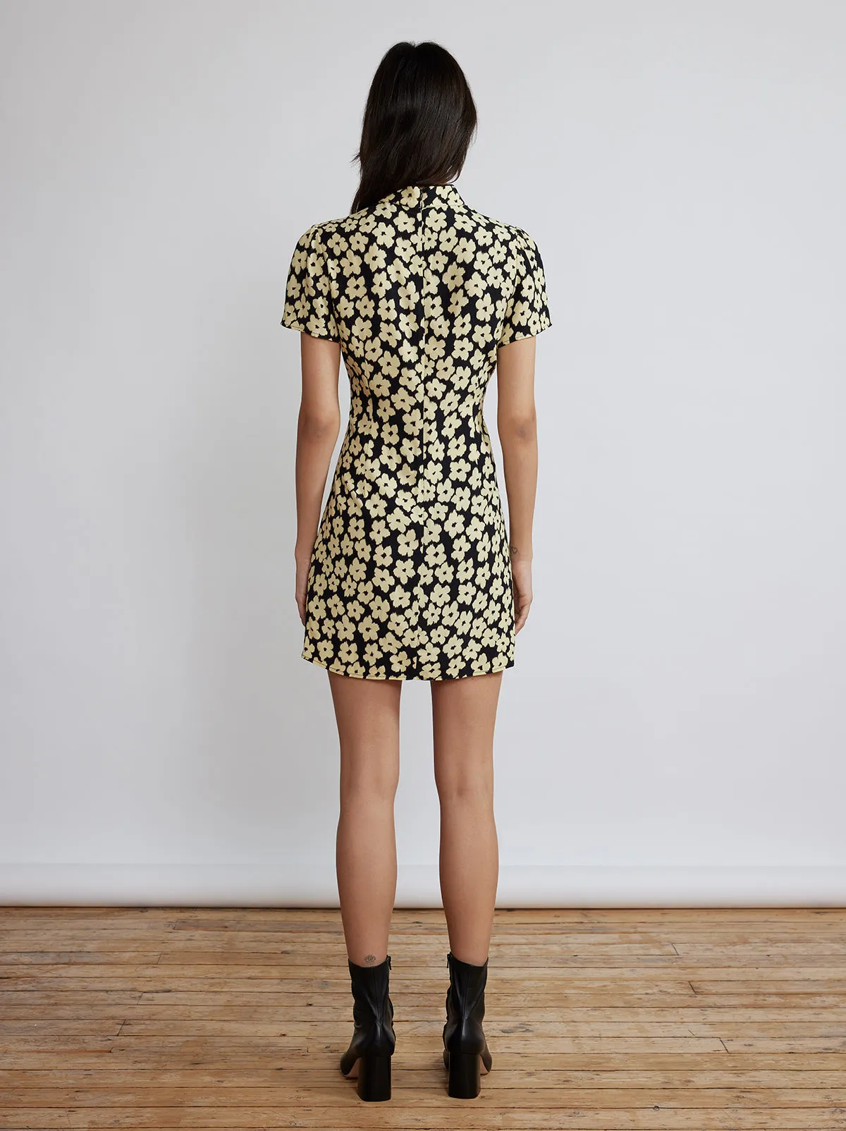Harlow Blurred Floral Mini Dress