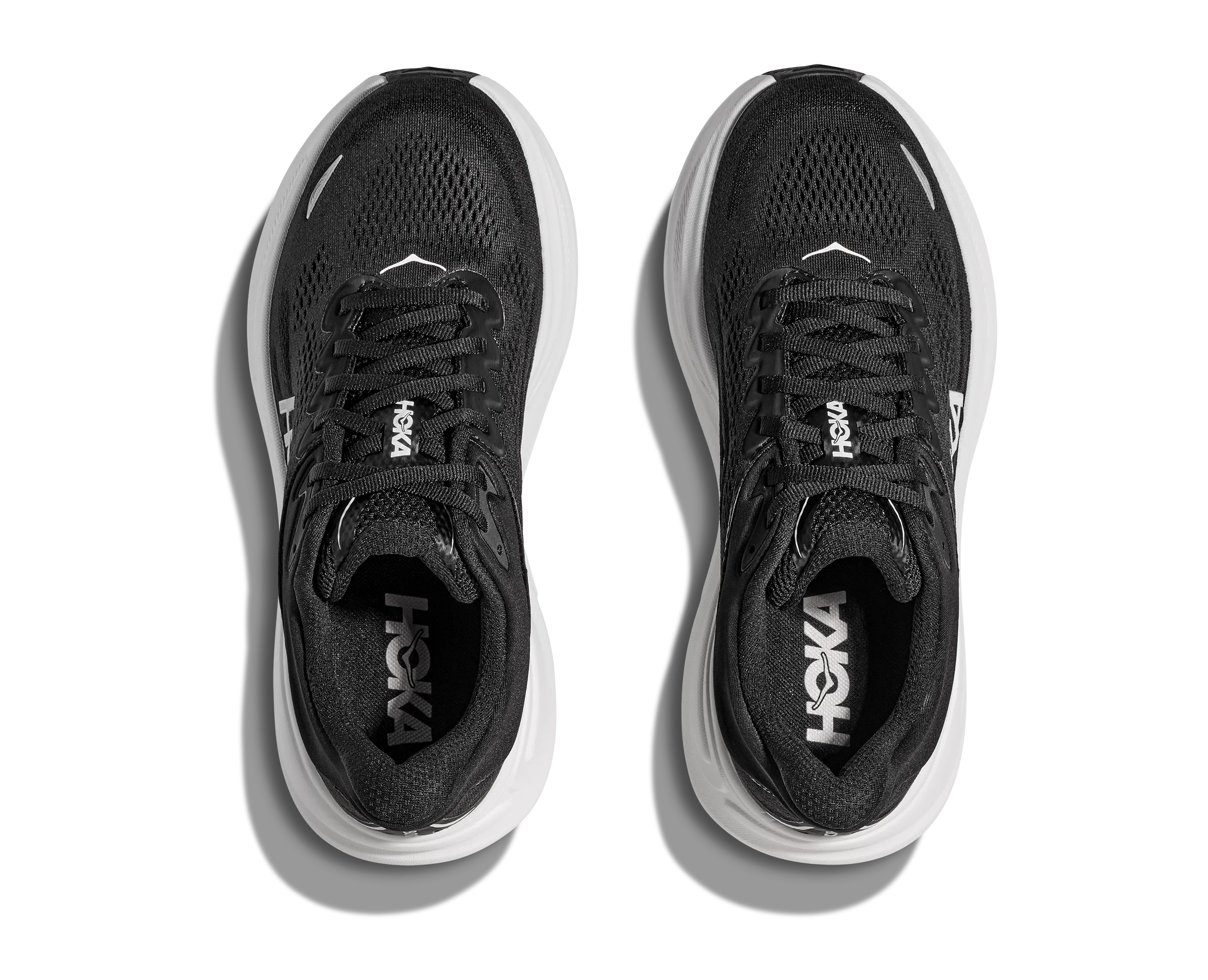 Hoka Bondi 9 Black White Men's