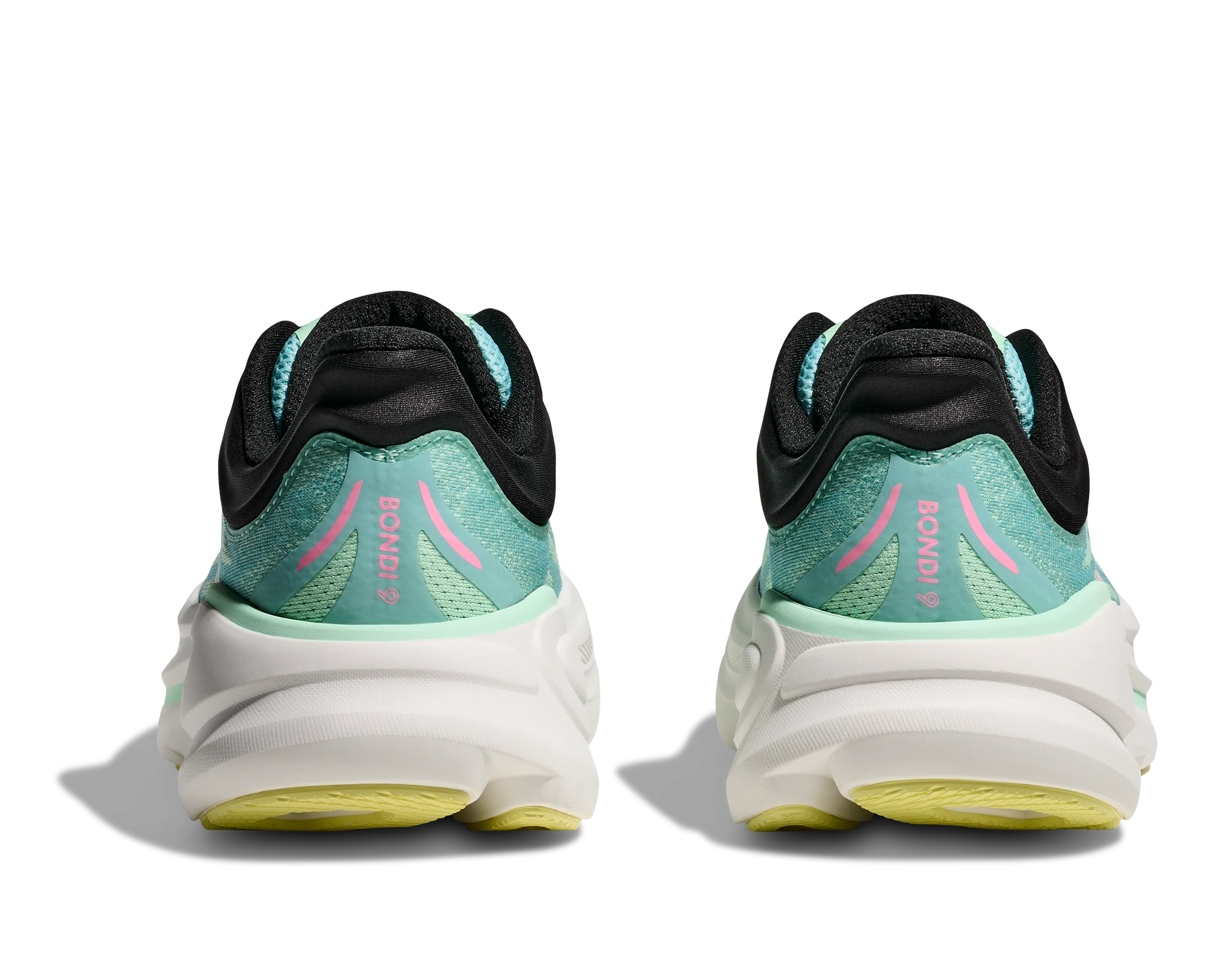 Hoka Bondi 9 Blue Spark Mint Flourite Wide Women's