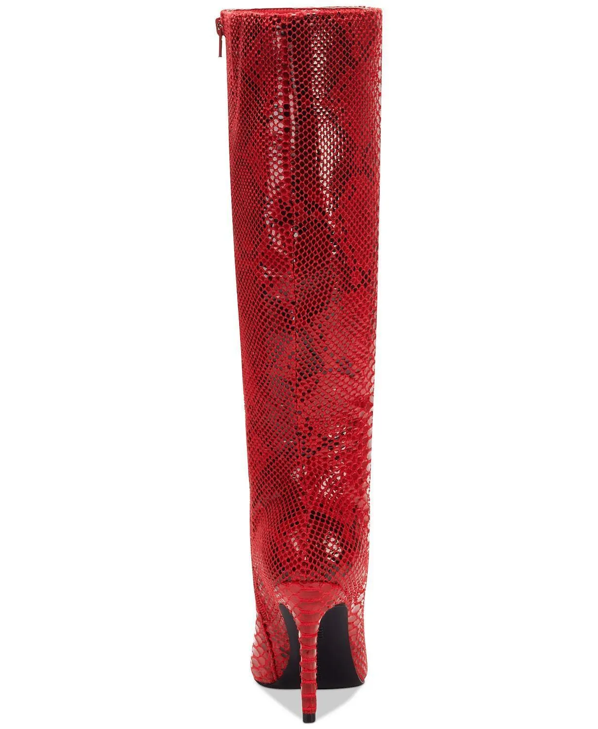 INC International Concepts Womens Rajel Dress Boots  Color Reg Red Snake Print Size 10M