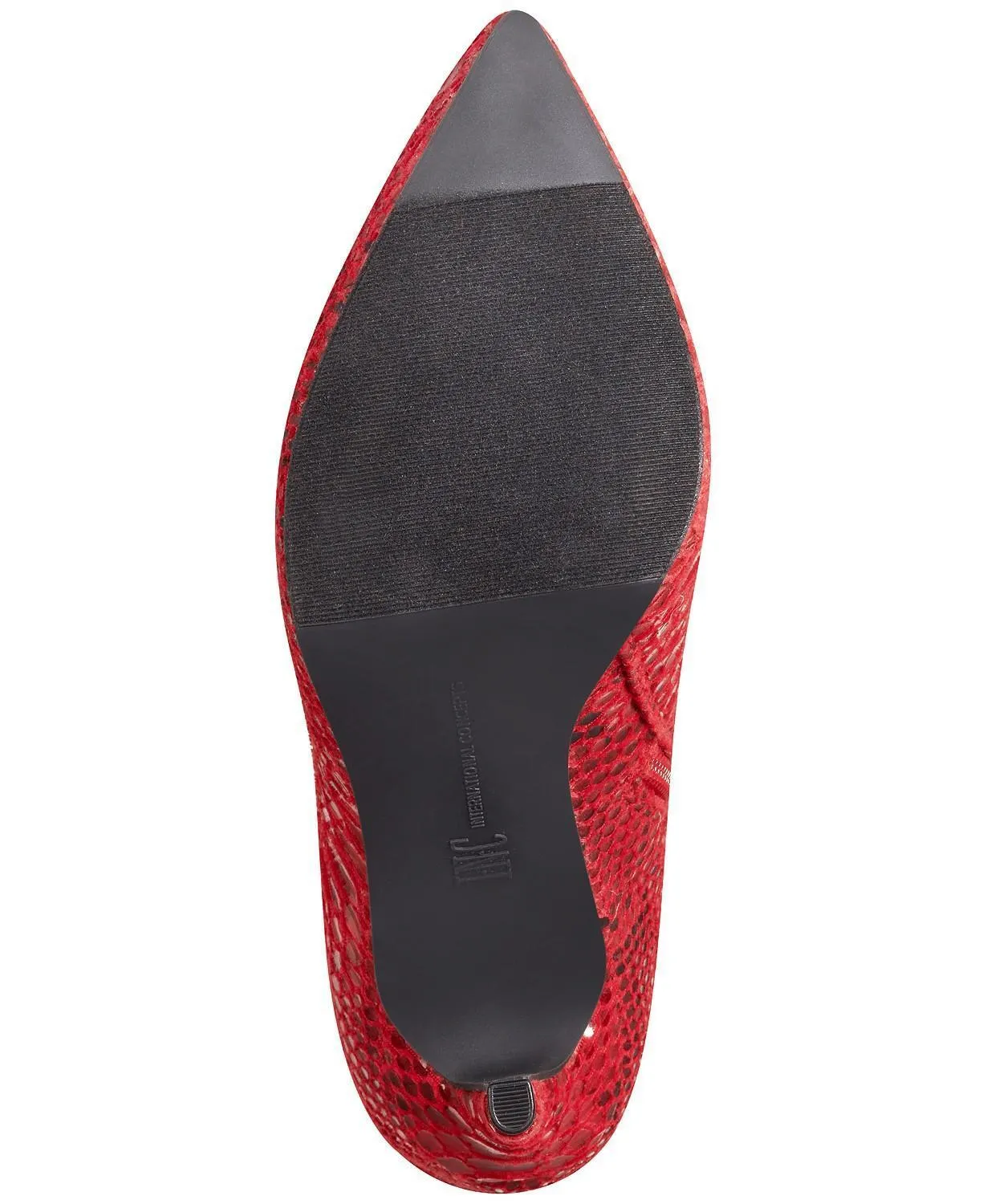 INC International Concepts Womens Rajel Dress Boots  Color Reg Red Snake Print Size 10M