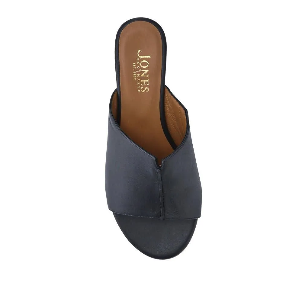 Jocelyn Leather Wedge-Heel Mules - JOCELYN / 327 083