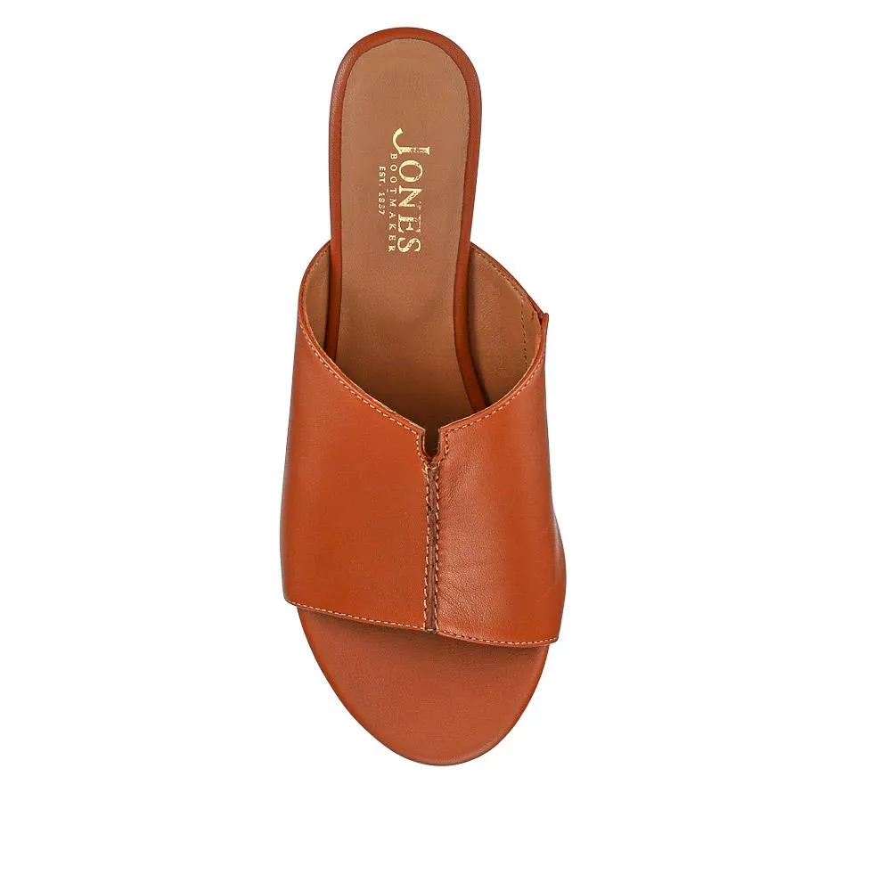 Jocelyn Leather Wedge-Heel Mules - JOCELYN / 327 083
